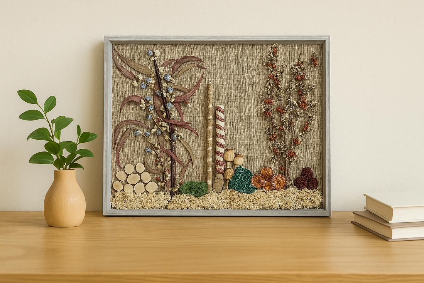 Florecer (43cm×53cm×3cm)